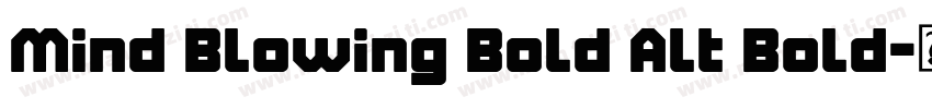 Mind Blowing Bold Alt Bold字体转换